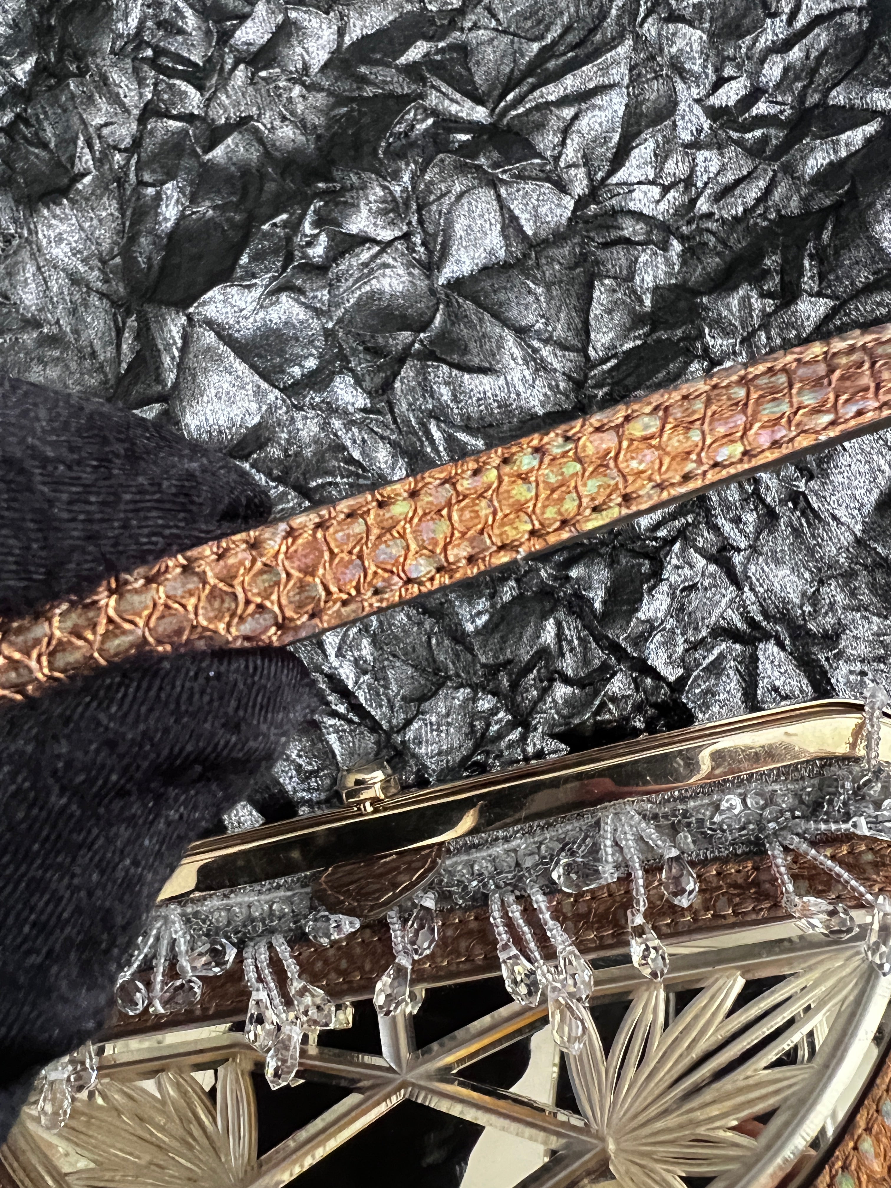 Authentic Fendi Beaded Clutch Bag - Vintage Designer Evening Purse for Women | Perfect for Parties, Weddings & Special Occasions