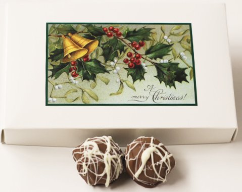 Scott's Cakes Premium Milk Chocolate Truffles - 1 Pound Gift Box (16oz) - Holiday Treats for Christmas, Parties & Corporate Gifting