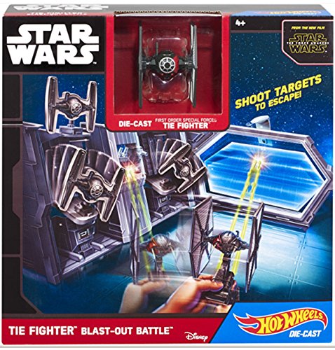 Hot Wheels Star Wars Starship Track Set #5 - Die-Cast Vehicle Playset with Loop & Launcher - Perfect for Kids' Space Adventure Play & Collectors Display