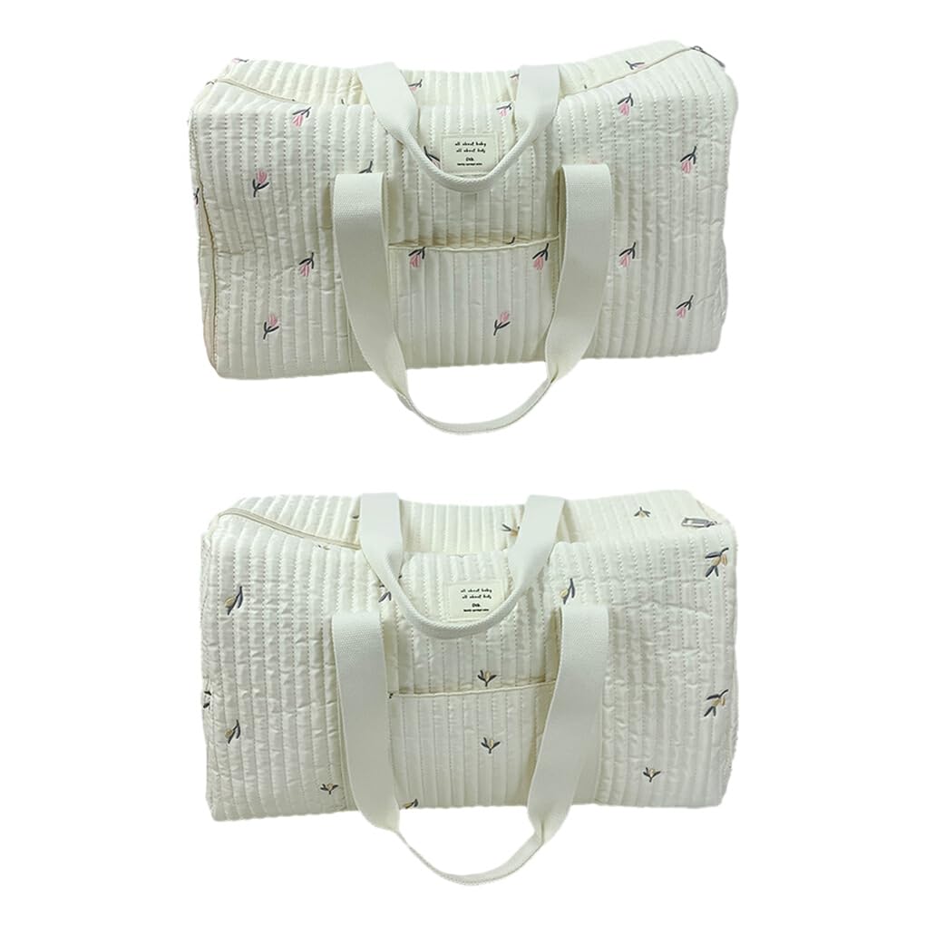 Korean Fashion Mommy Handbag - Large Capacity Diaper Bag with Reinforced Bottle Pocket & Cotton Storage | Perfect for Baby Outings, Travel & Daily Use