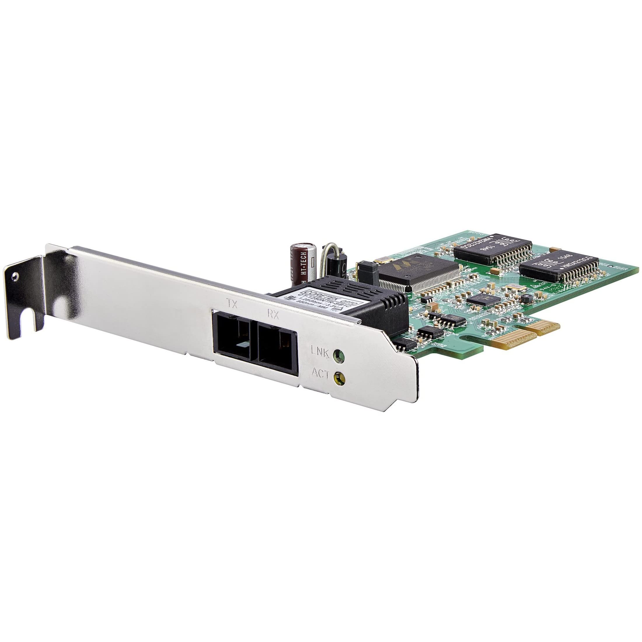 StarTech.com PCIe Gigabit Ethernet Fiber Network Card - 550m Multimode SC Adapter NIC (PEX1000MMSC2) | High-Speed Connectivity for Servers & Workstations