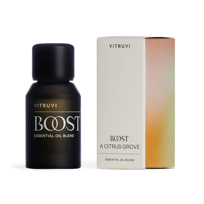 Boost Blend Essential Oil (15ml) - Pure Aromatherapy Oil for Relaxation, Stress Relief & Mood Enhancement - Perfect for Diffusers, Massage & DIY Skincare