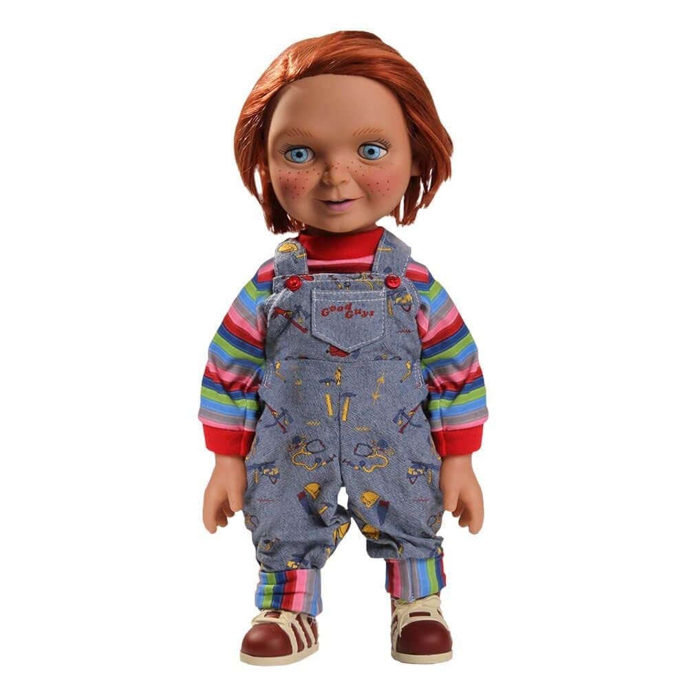 Mezco Designer Series Mega Scale Chucky Ray Talking Good Guys Doll - Child's Play Movie Collectible for Horror Fans & Home Decor