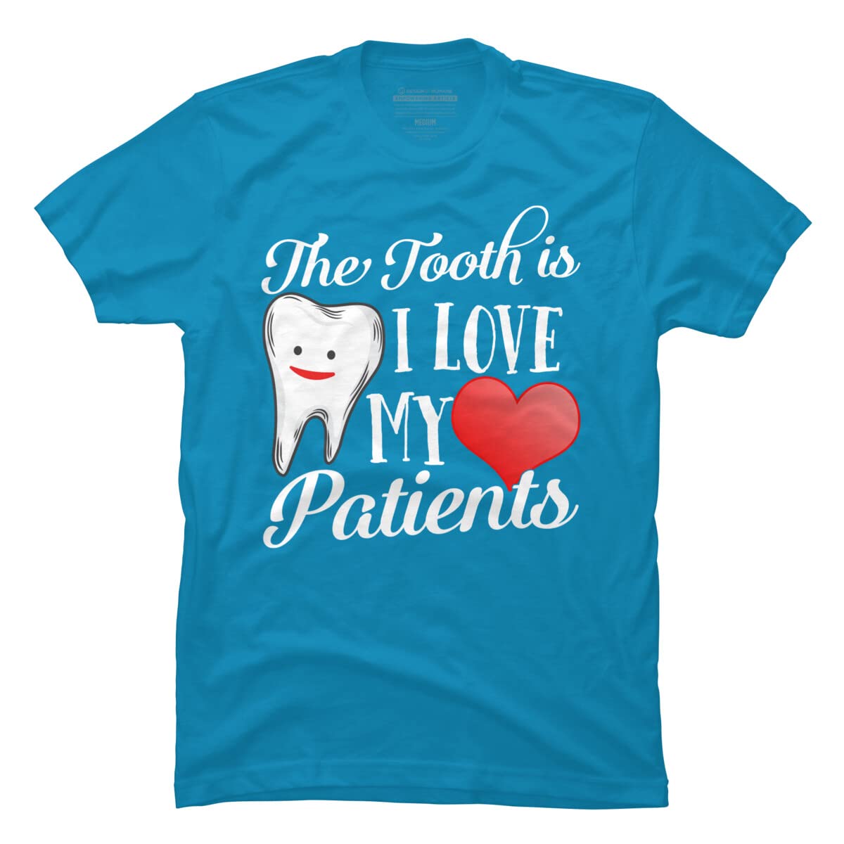 Funny Dentist T-Shirt for Men - 'Tooth Truth is I Love My Patients' Valentine's Day Gift - Comfortable Cotton Tee for Dentists, Dental Students & Healthcare Professionals - Perfect for Clinics, Work & Casual Wear