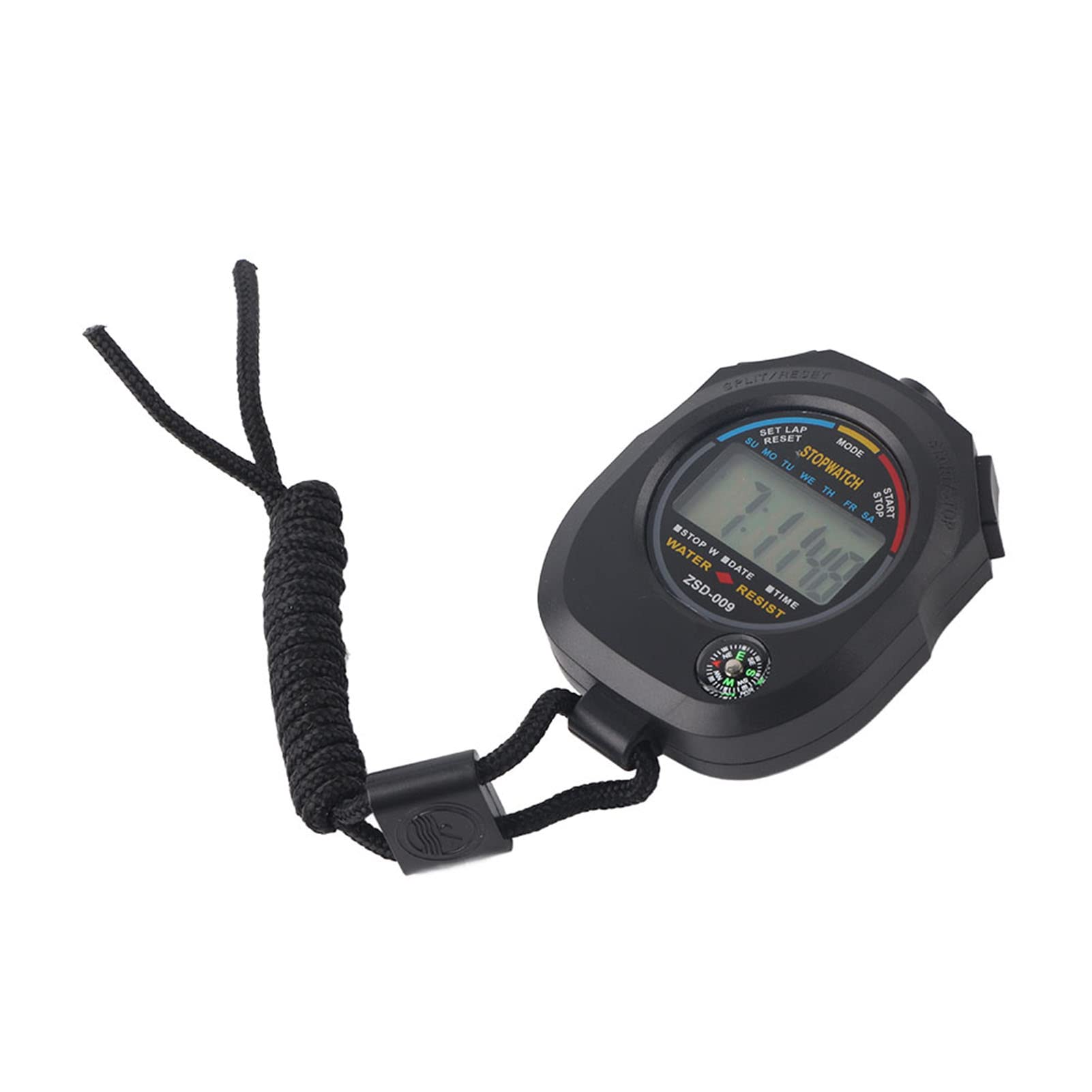 2PCS Digital Stopwatch Timer with LCD Display - Multifunctional Handheld Sports Chronograph for Soccer Coaches, Referees & Fitness Trainers - Perfect for Training Sessions, Games & Workouts
