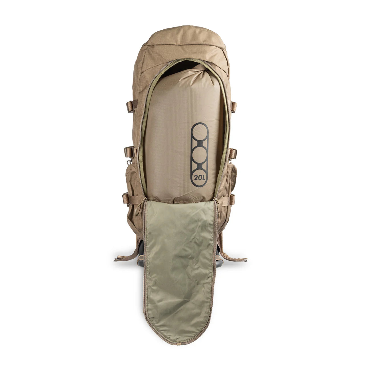 Eberlestock Vapor 2500 Lightweight Hunting Backpack with Hydration System - Perfect for Outdoor Adventures, Hiking, and Big Game Hunting