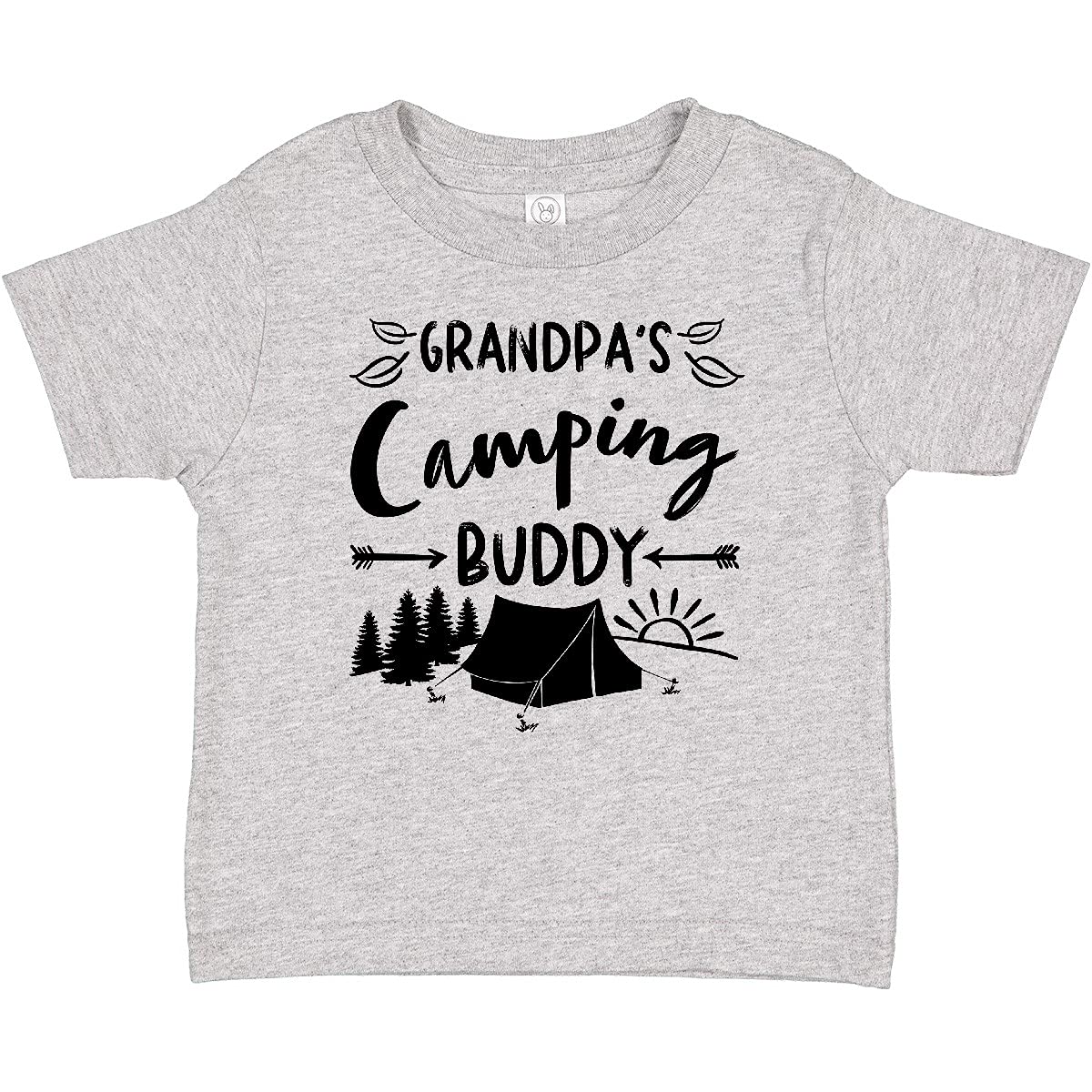 Grandpa's Camping Buddy Baby T-Shirt - Cute Graphic Tee for Toddlers & Infants - Perfect for Outdoor Adventures, Family Trips & Playtime