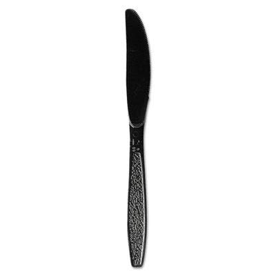 Guildware Heavyweight Plastic Knives - 100-Pack Durable Disposable Cutlery for Parties, Picnics & Catering Events - BPA-Free Restaurant-Grade Plastic Silverware