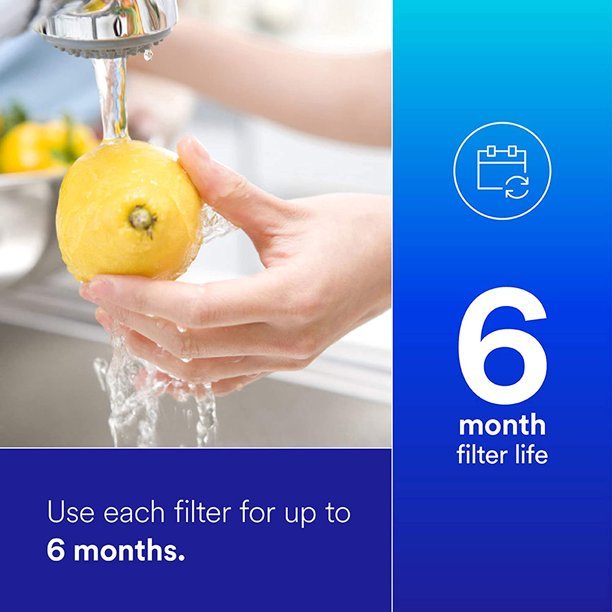 Filtrete Advanced Under Sink Quick Change Water Filtration Filter 3US PF01 Replacement Cartridge - Compatible with 3US PS01 System | Clean Drinking Water for Kitchen, Bathroom & RV Use