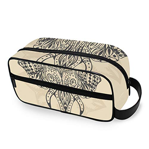 Portable Toiletry Bag for Women - Waterproof Cosmetic Makeup Organizer with Zipper Pouch, Travel Essentials Case for Girls & Women | Perfect for Travel, Gym, Camping & Daily Use