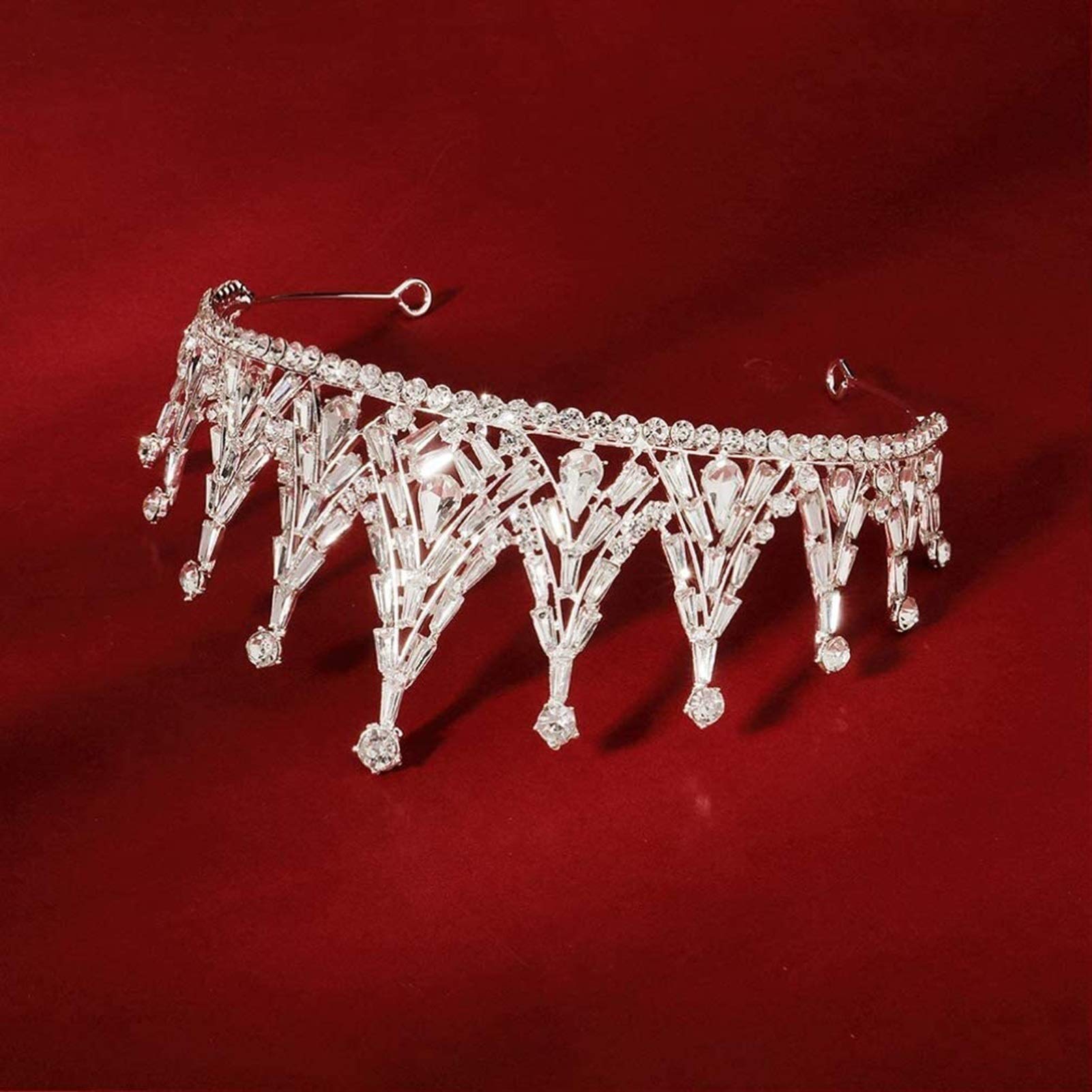 Elegant Wedding Tiara Crown for Women - Princess Bridal Headpiece for Weddings, Prom, Pageants & Royal Events | Perfect for Brides, Prom Queens & Pageant Contestants