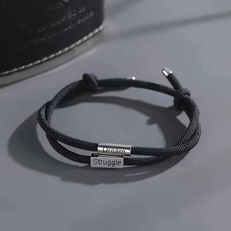 Inspirational Braided Rope Bracelet - Adjustable String Wristband for Men & Women - Motivational Graduation Gift for Him Her - Perfect for Daily Wear, Special Occasions & Encouragement Gifts