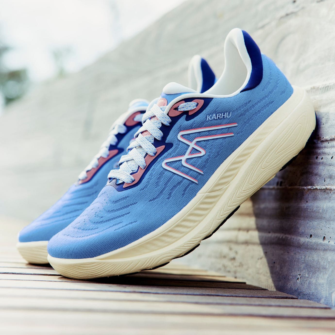 IKONI 3.0 Women's Running Shoes - Vista Blue/Lantana Color - Lightweight Cushioned Sneakers for Jogging, Gym Workouts & Everyday Wear