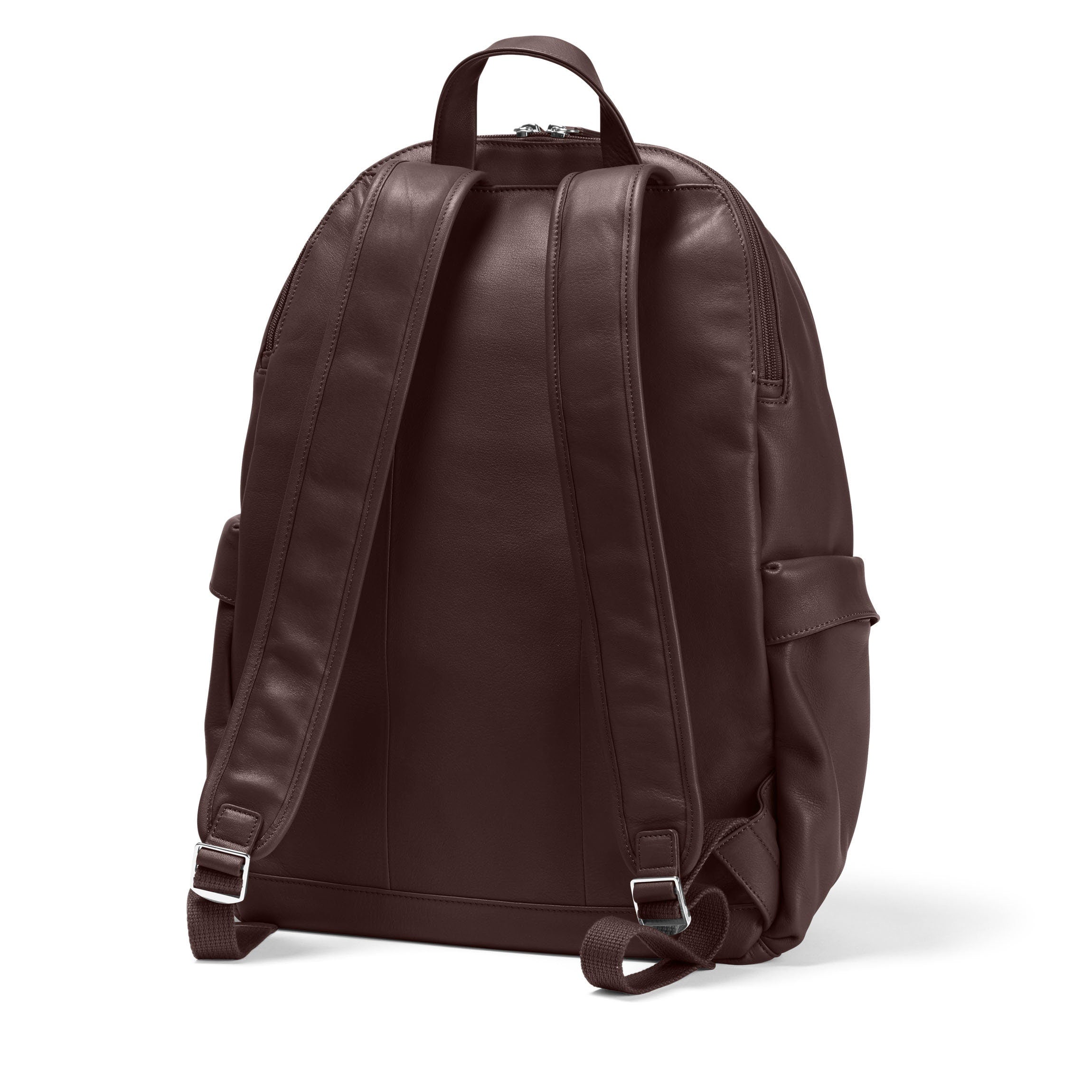 Parker Brown Leather Backpack for Men & Women - Durable Travel Laptop Bag for Work, School & Outdoor Adventures