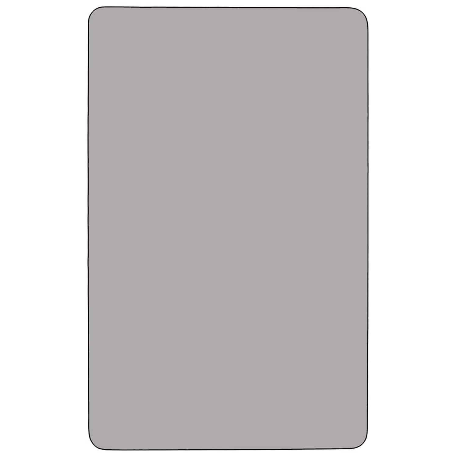 Flash Furniture 36x72 Rectangle Grey Activity Table - 26