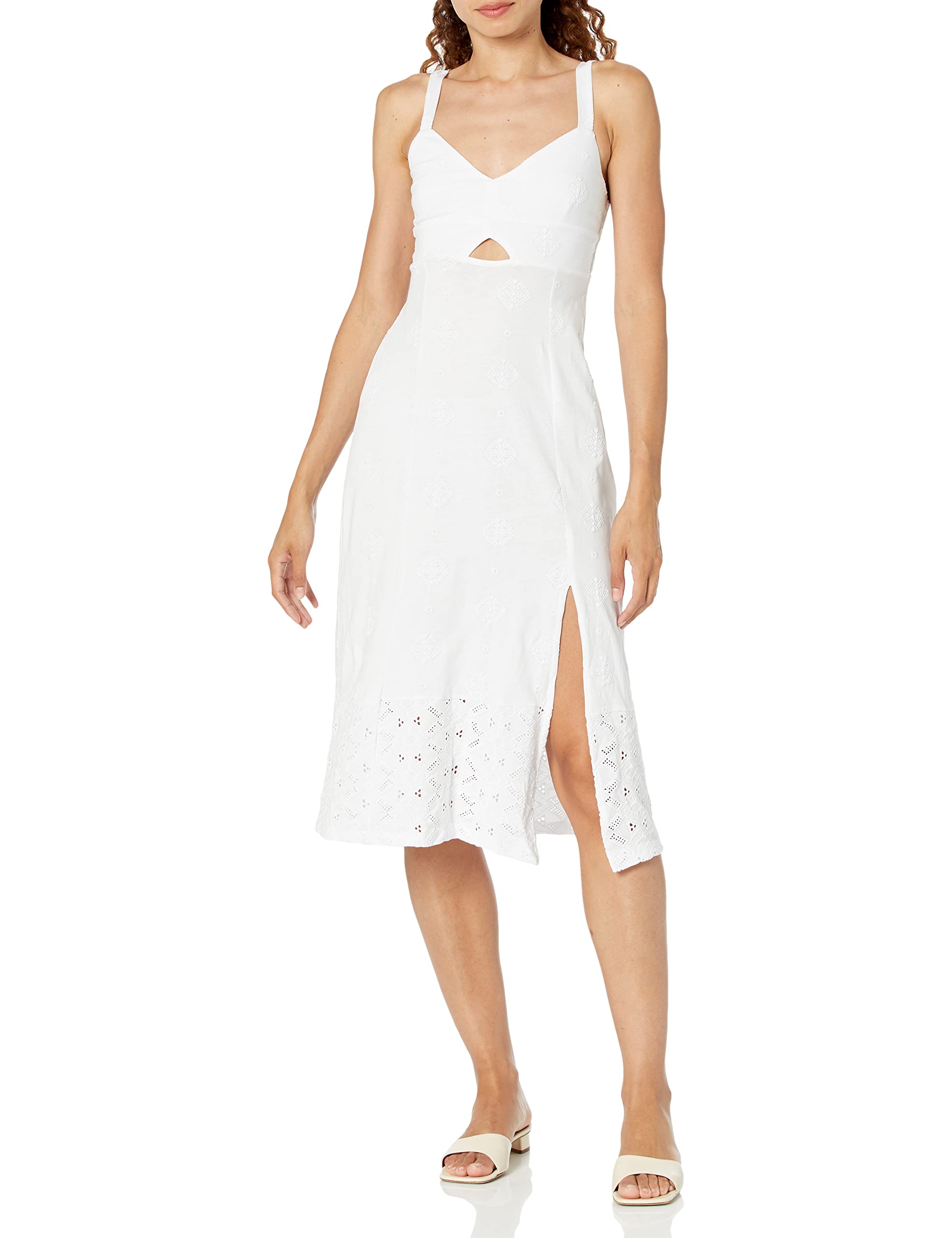 Desigual Women's Knit Dress with Adjustable Straps - Flowy Summer Dress for Casual Outings, Beach Cover-Up, and Date Nights