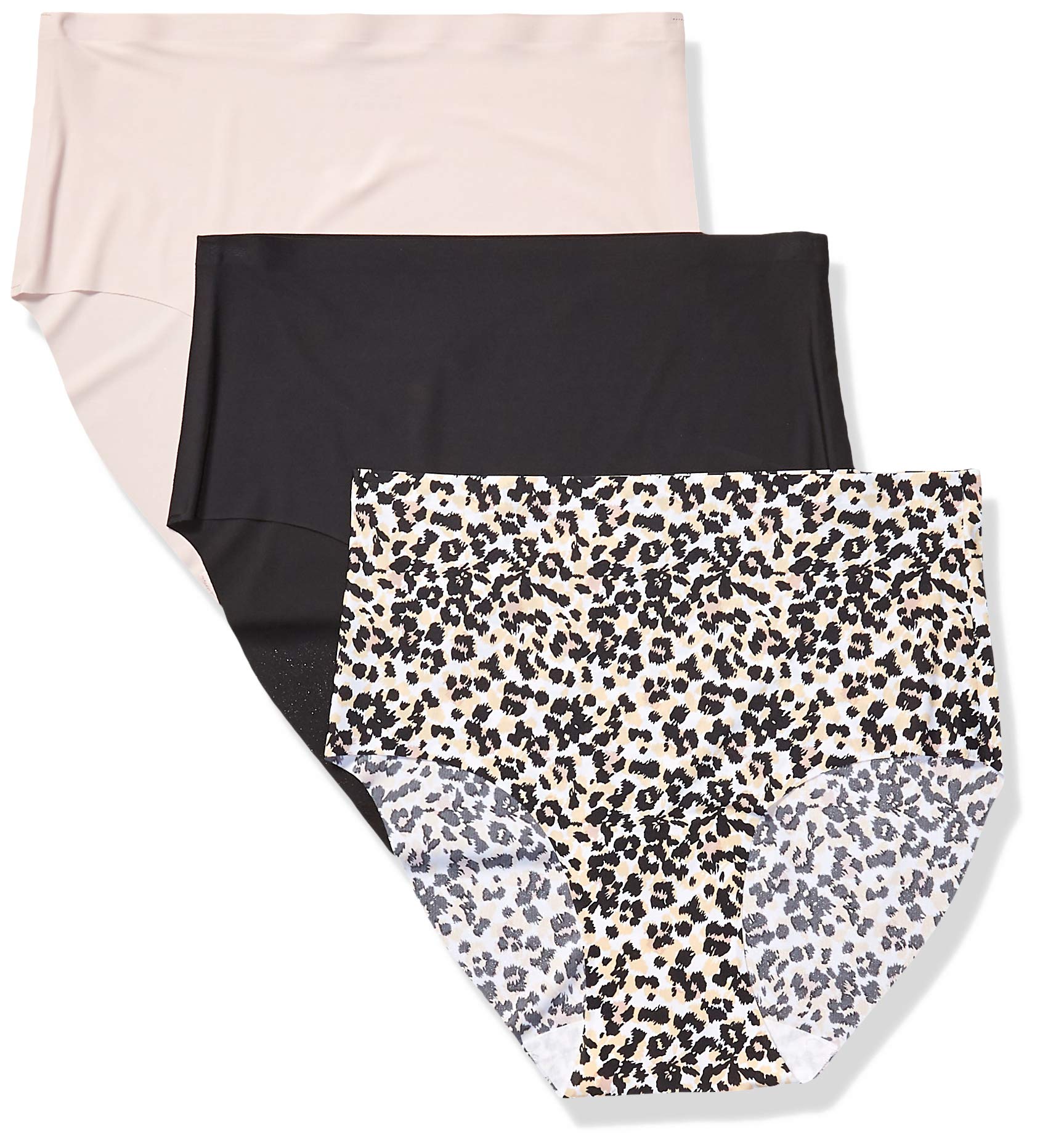 Laser Cut Women's Brief Panties - Soft & Comfortable Underwear 3 Pack for Everyday Wear, Workout & Sleep