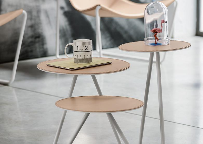 Midj Apelle Trio Side Table - Modern Nesting End Tables Set of 3 for Living Room, Bedroom & Office - Space-Saving Accent Tables with Versatile Styling Options