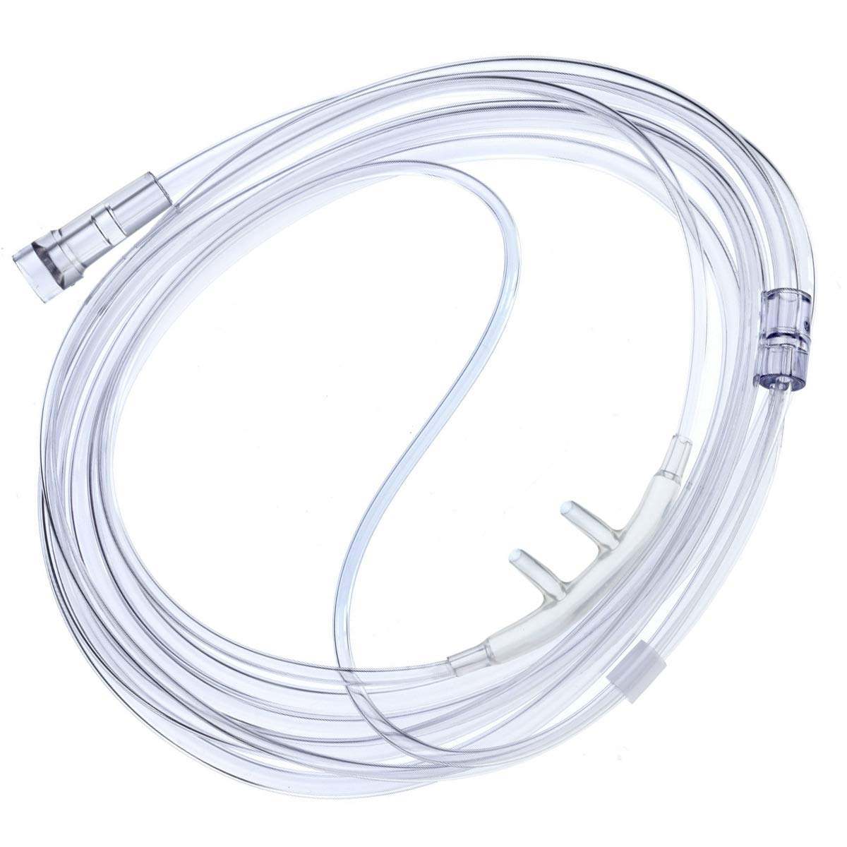 Oxygen Nasal Cannula for Adults & Kids - Soft Comfortable Standard Tip Oxygen Delivery Device - Perfect for Home Use, Hospitals & Travel