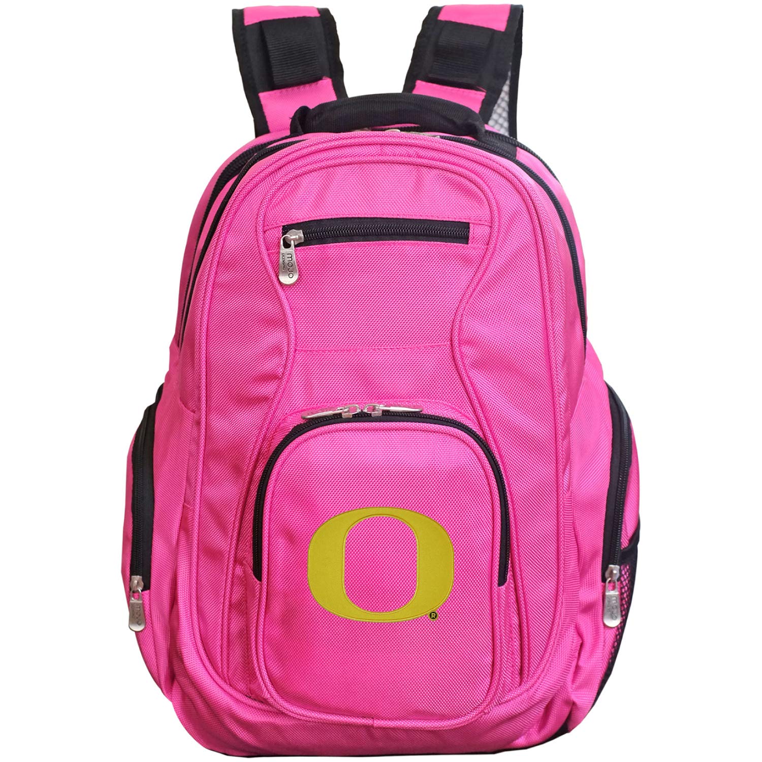 Stylish NCAA Laptop Backpack for Women & Men - 19-Inch Pink College Backpack with USB Charging Port - Perfect for School, Travel & Work