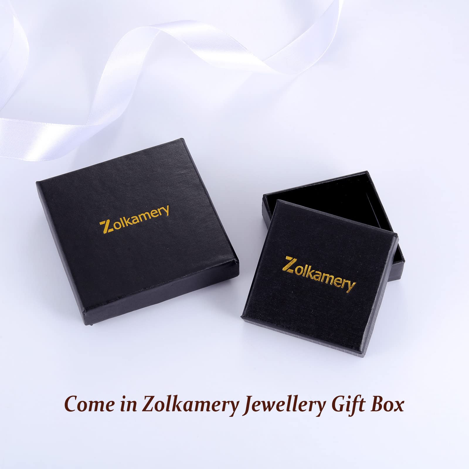 Zolkamery Snowflake Drop Earrings for Women - 925 Sterling Silver Christmas Dangle Earrings with Zirconia, Hypoallergenic Asymmetric Stud Earrings for Holiday Parties, Gift Giving & Winter Fashion | Includes Gift Box