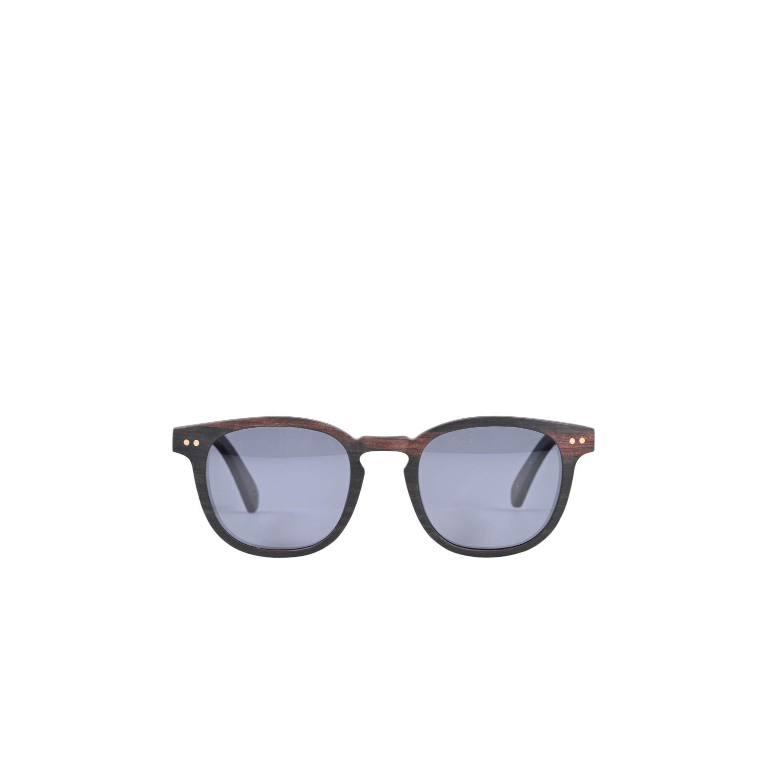 Premium Fiji Wood Polarized Sunglasses for Men & Women - UV400 Protection, Black Tinted Lens, Handcrafted Wood Frame - Includes Carrying Case & Cleaning Cloth - Perfect for Beach, Driving & Outdoor Activities