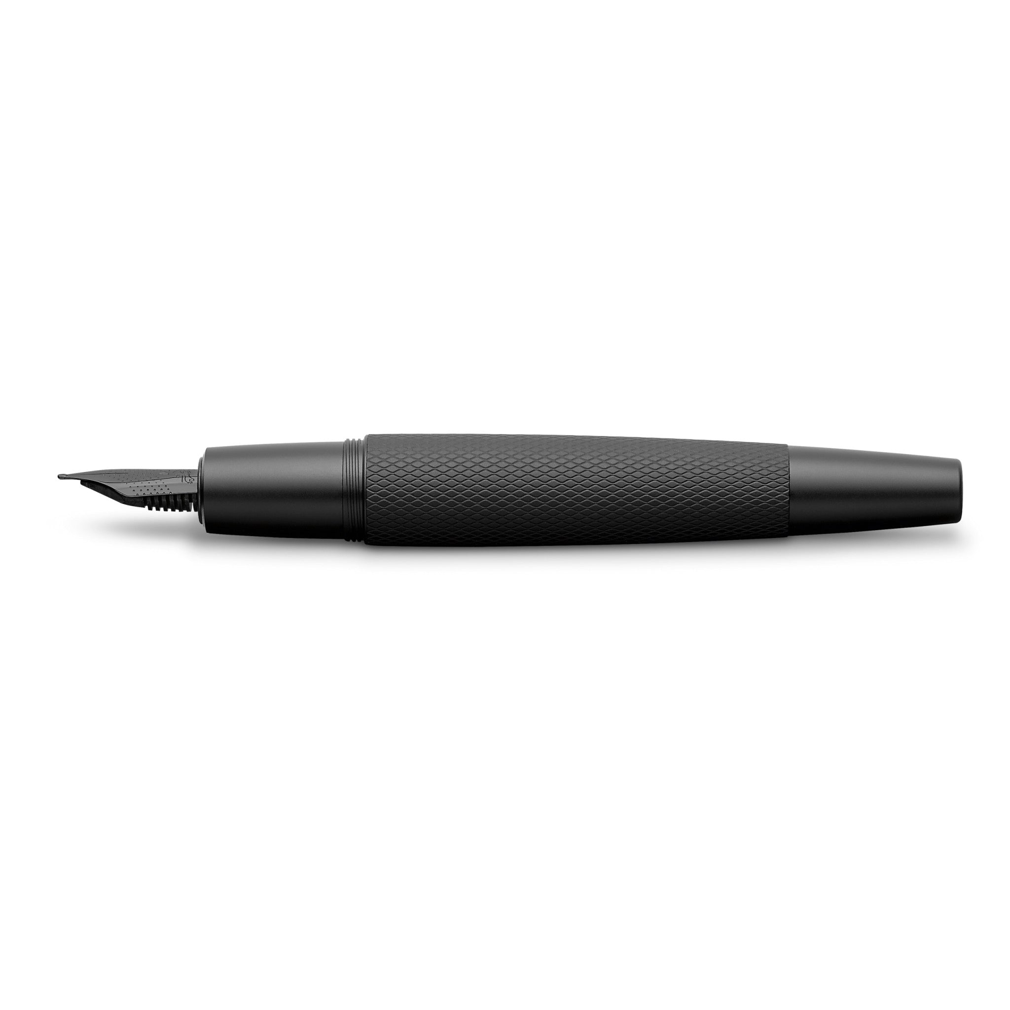 Premium eMotion Fountain Pen - Pure Black Extra Fine Nib #148622 for Elegant Writing, Calligraphy & Gift Giving