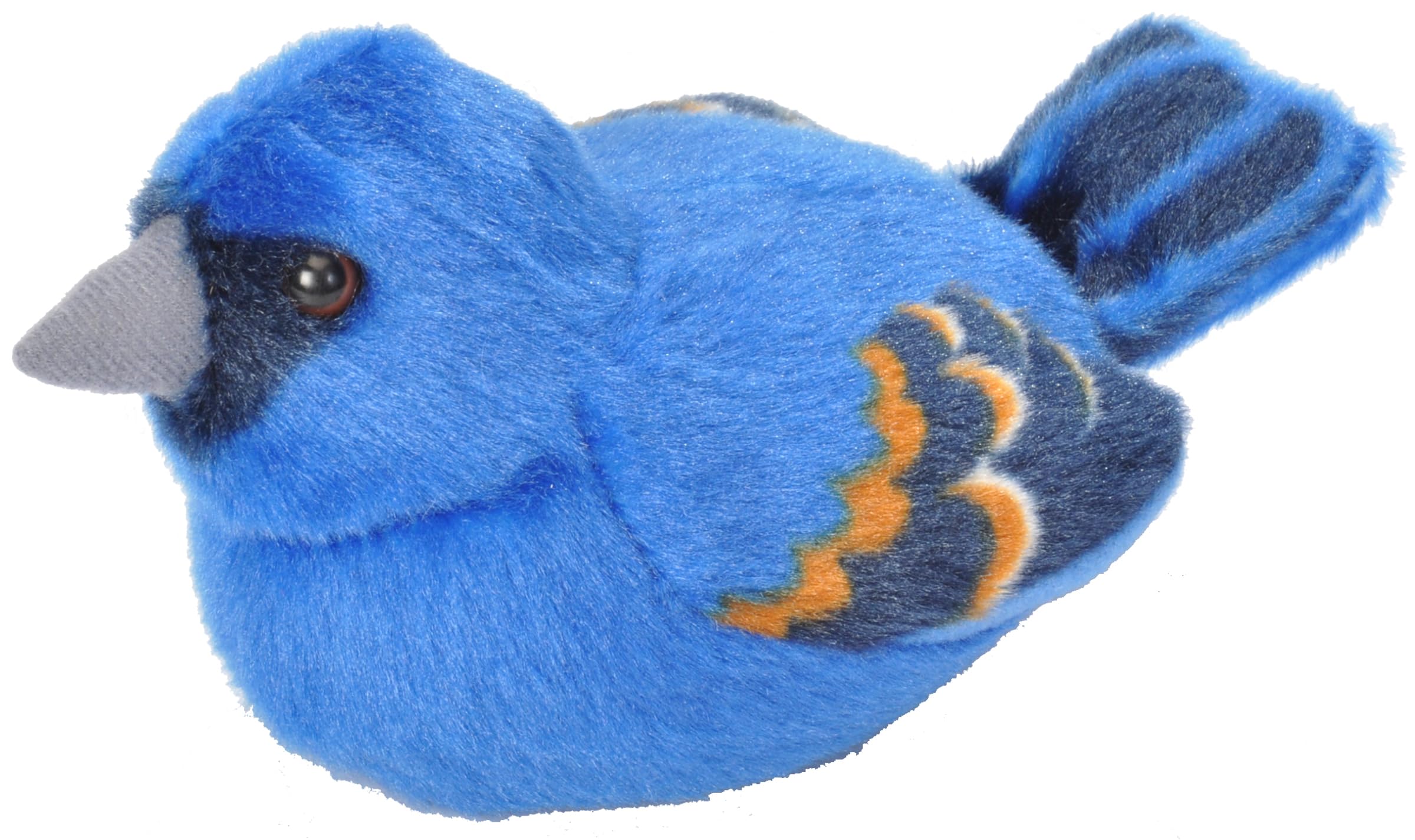 Wild Republic 18232 Audubon Birds Blue Grosbeak Plush Stuffed Animal with Authentic Bird Sound - Soft Bird Toy for Kids & Bird Watchers, Blue Grosbeak - Perfect for Educational Play, Nature Lovers Gifts & Birdwatching Enthusiasts