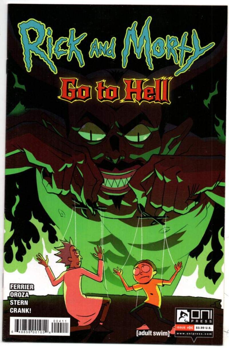 Rick and Morty Go to Hell #4 A - 1st Edition VF/NM - Grandpa Comic Book by Oni Press 2020 | Collectible Graphic Novel for Fans & Comic Enthusiasts | Perfect for Gifts, Display, and Reading