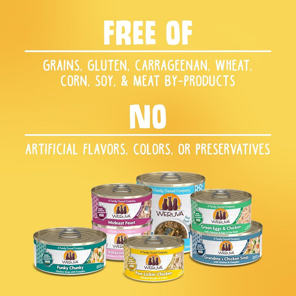 Premium Mack & Jack Mackerel & Grilled Skipjack in Gravy Wet Cat Food - High Protein, Grain-Free Canned Cat Food for Adult & Senior Cats - Perfect for Mealtime, Travel & Emergency Pet Supplies