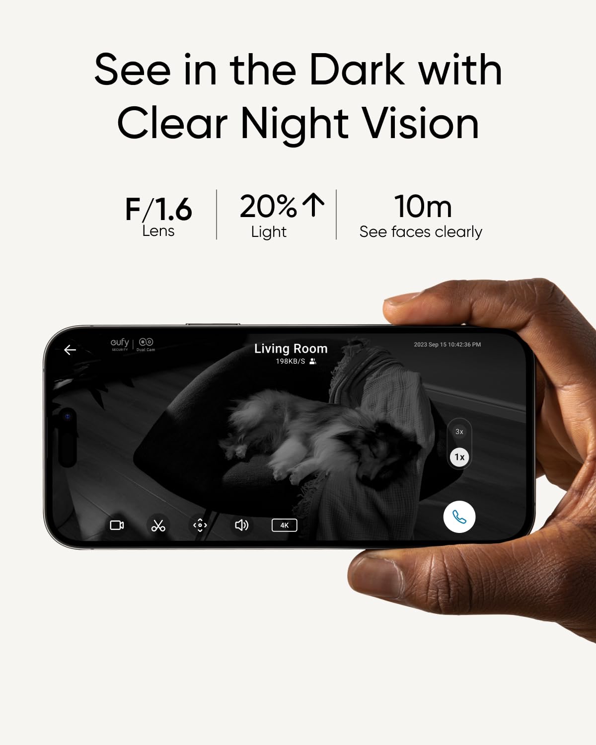 eufy Security Indoor Cam S350 - 4K UHD Dual Camera System with 8× Zoom & 360° PTZ | AI Human/Pet Detection | Wi-Fi 6 | Ideal for Home Security, Baby Monitoring & Pet Watching | Perfect for Nursery, Living Room & Office Surveillance