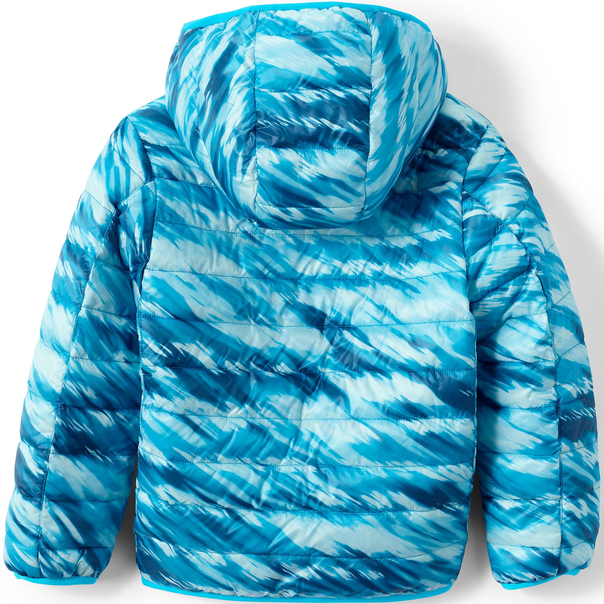 Lands' End Big Kids Reversible Jacket - Waterproof & Windproof Outerwear for Boys & Girls - Perfect for School, Play & Outdoor Adventures