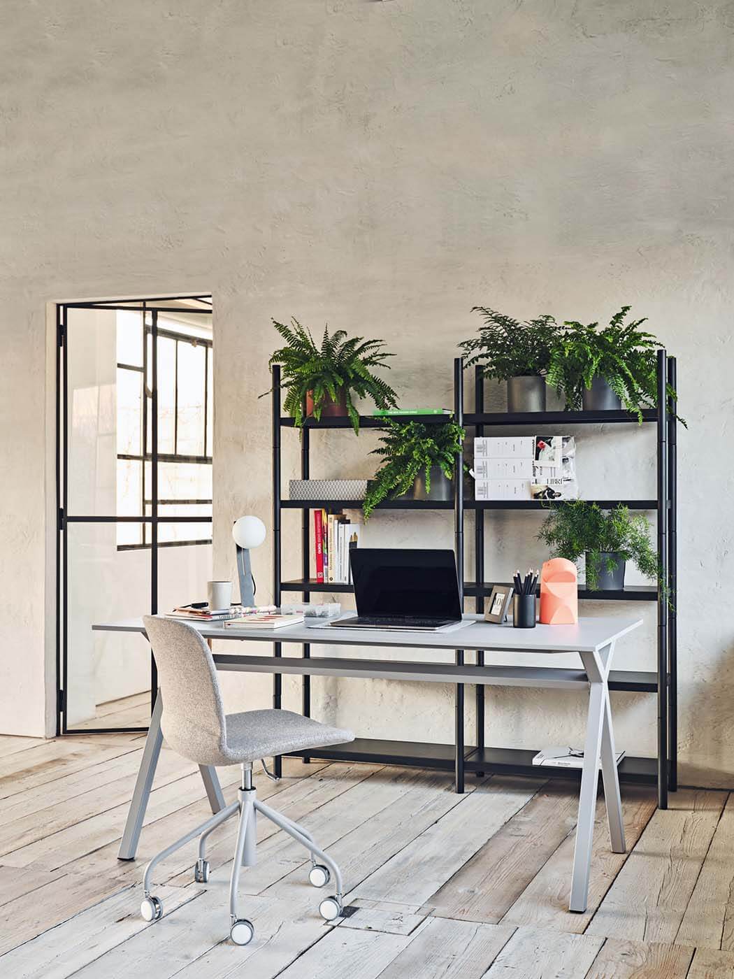 Midj 41-Inch Dama Adjustable Height Standing Desk - Perfect for Home Office, Study & Workspace Ergonomics
