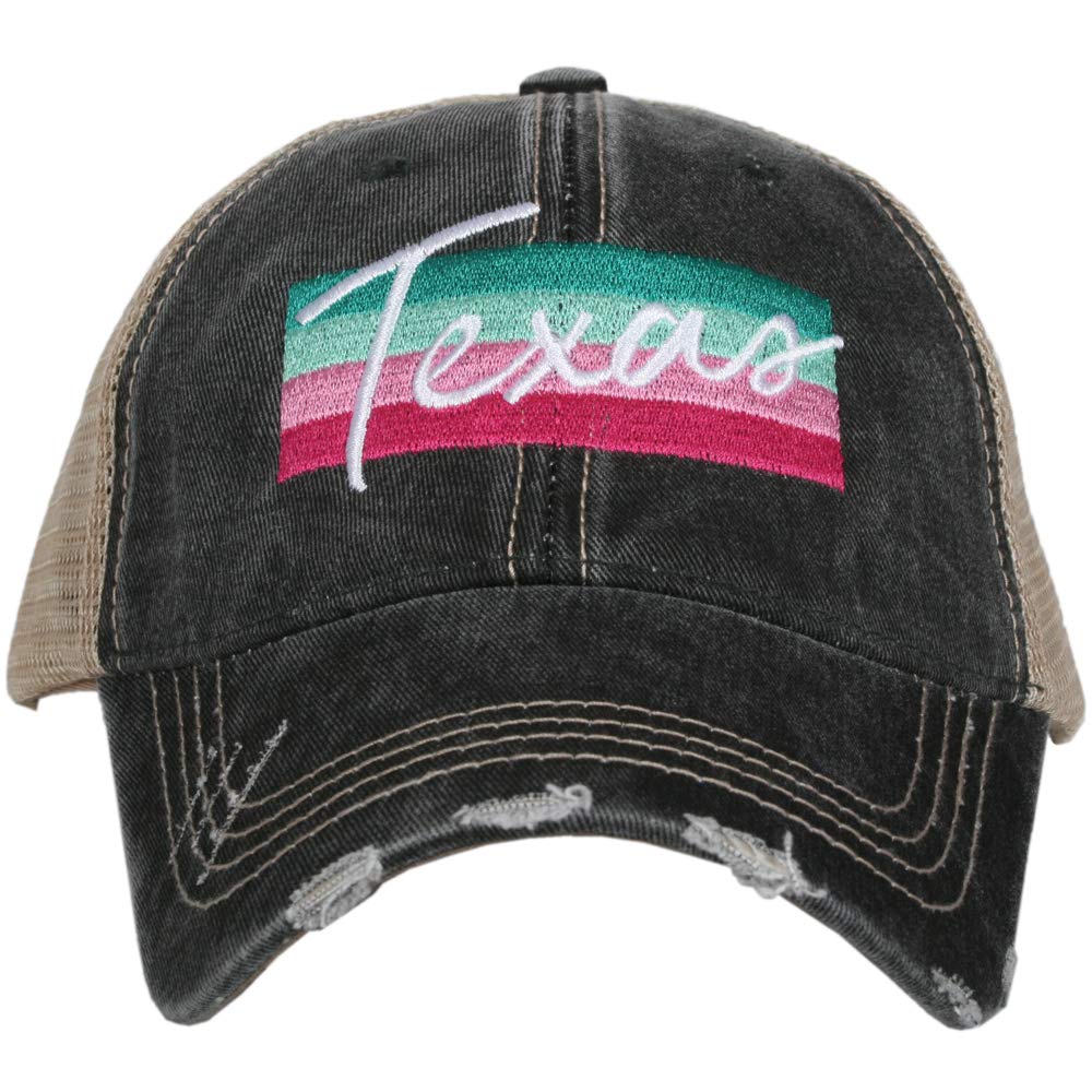 KATYDID Texas Baseball Hat for Women - Stylish Cute Trucker Cap with Mesh Back - Perfect for Outdoor Activities, Sports & Casual Wear
