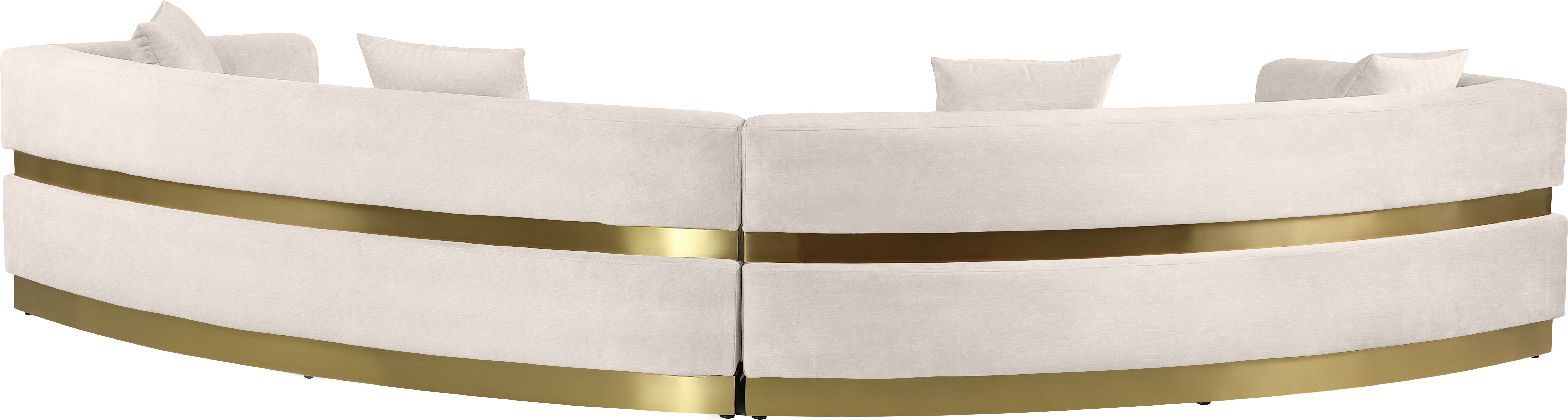 Belsa Velvet 2-Piece Sectional Sofa Set - Modern L-Shaped Couch with Soft Velvet Upholstery for Living Room, Lounge & Family Room Comfort