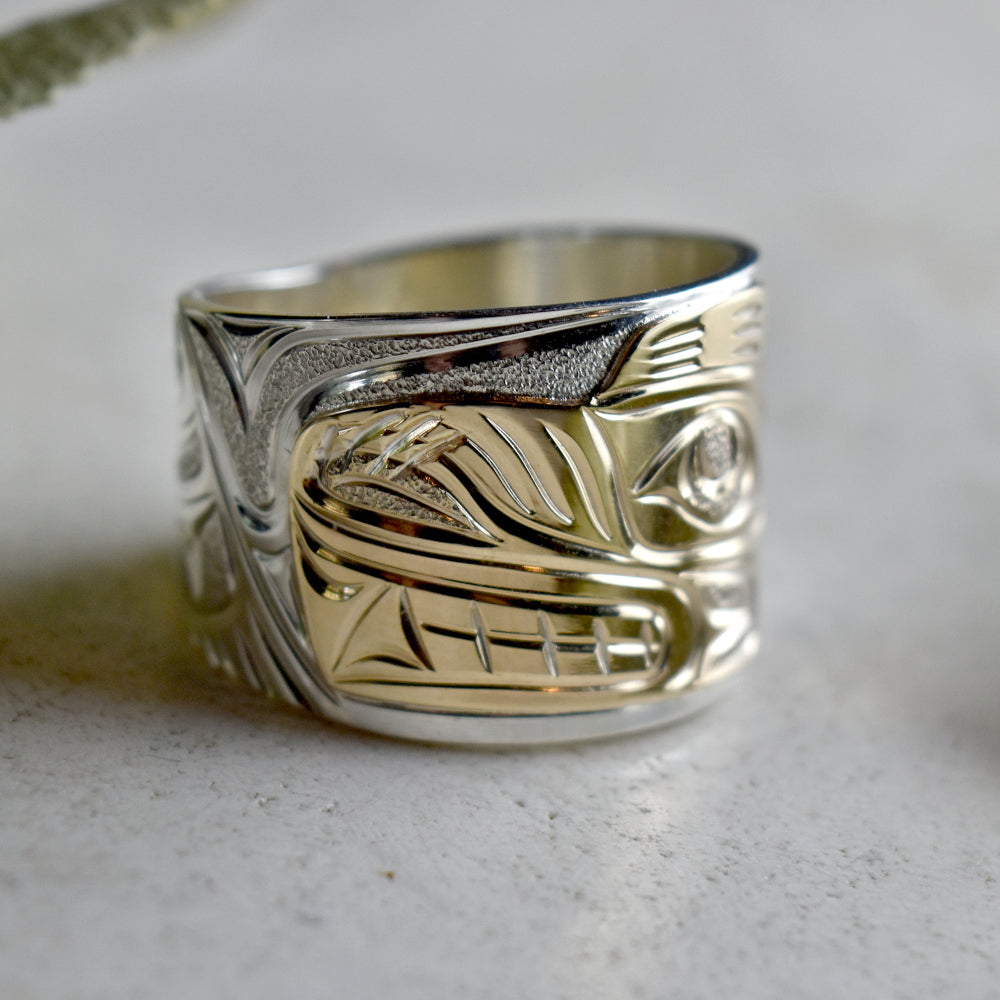 14K Yellow Gold Overlay Extra Wide Tapered Ring for Women - Elegant Stackable Band for Everyday Wear & Special Occasions