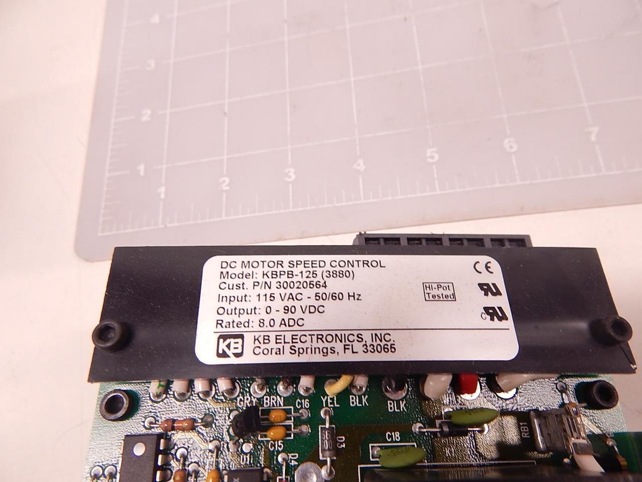 KB Electronics KBPB-125 DC Motor Reversing Speed Controller - Adjustable PWM Control for Industrial Automation, Robotics & DIY Projects