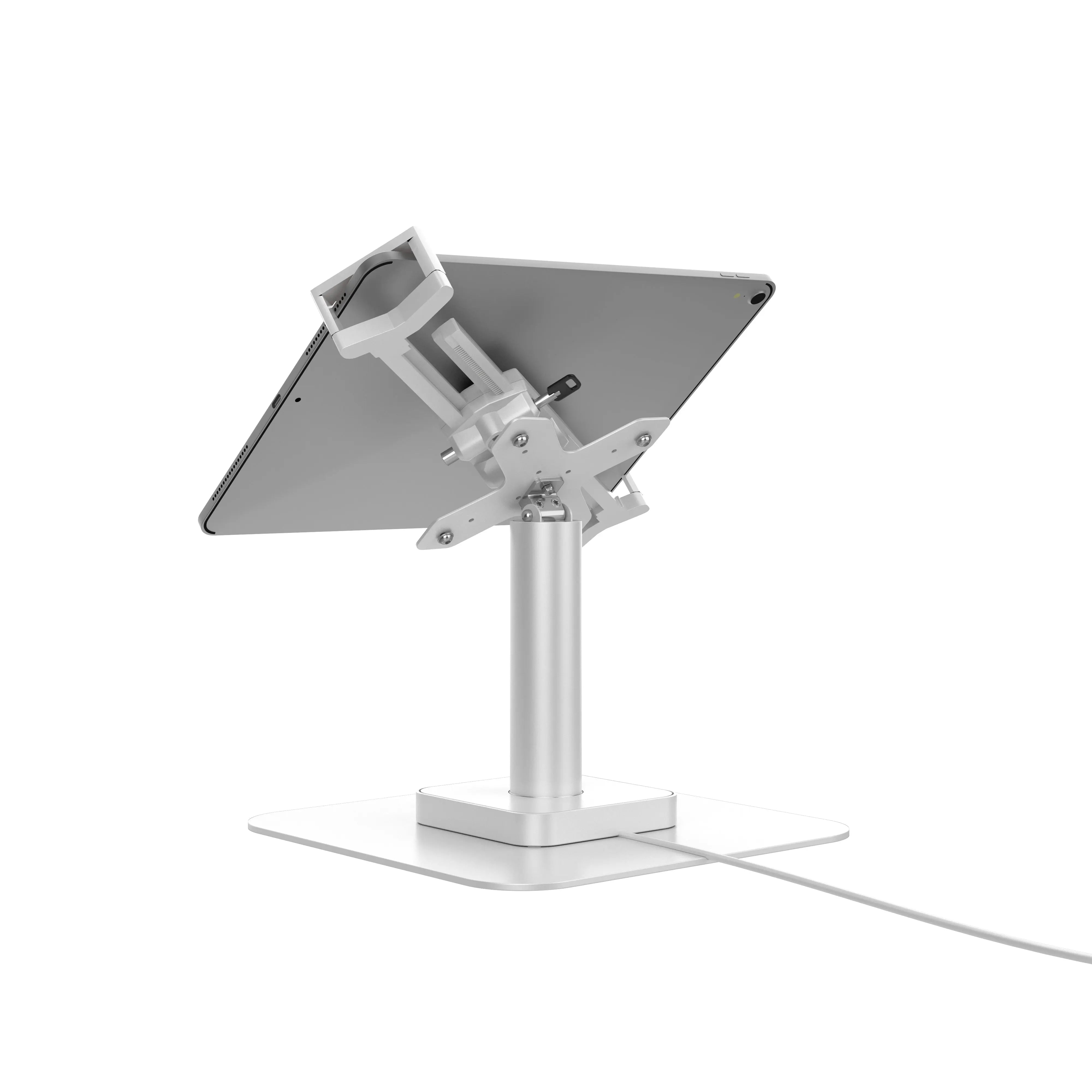 Ergonomic VESA Compatible Monitor Desk Mount with USB Ports & Cable Management - Perfect for Home Office, Gaming Setup & Workspace Organization