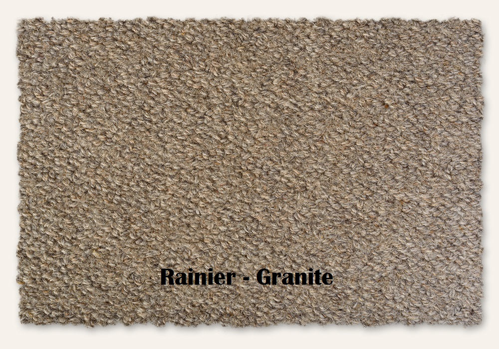 EarthWeave Bio Floor Natural Wool Carpet - Rainier - 12 ft Wide Eco-Friendly Rug for Living Room, Bedroom & Nursery | Hypoallergenic & Sustainable Flooring