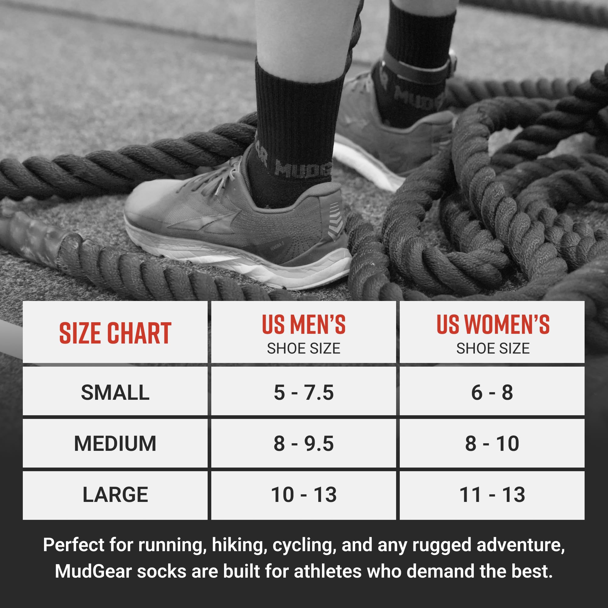 5-Pack Men's Crew Height Trail Running Socks - Moisture Wicking & Cushioned for Hiking, Backpacking & Outdoor Adventures (Black/Gray)