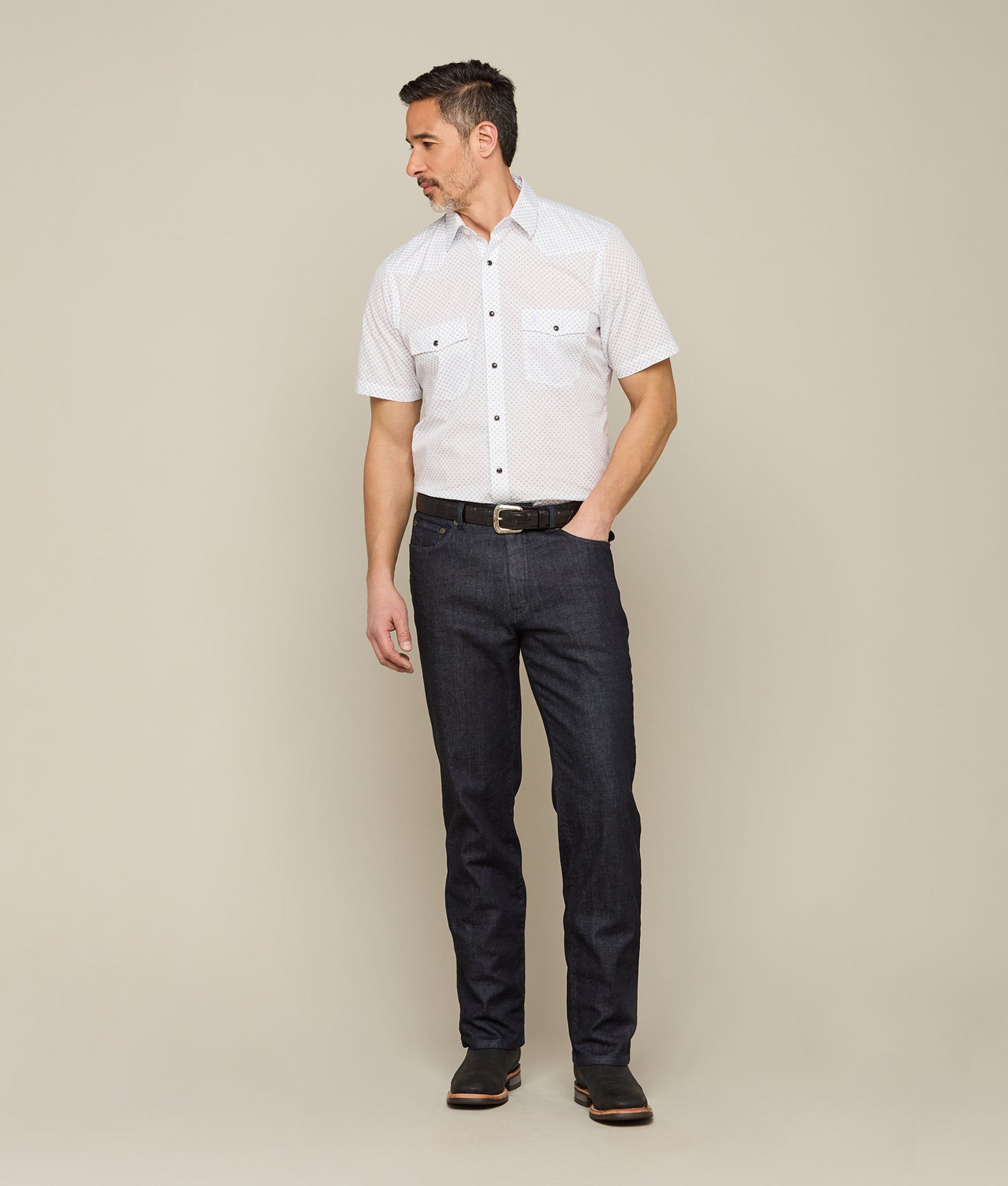 Austin Blue and Navy Circle Print T-Shirt - Stylish Casual Wear for Men | Perfect for Everyday Outfits, Street Fashion and Weekend Outings
