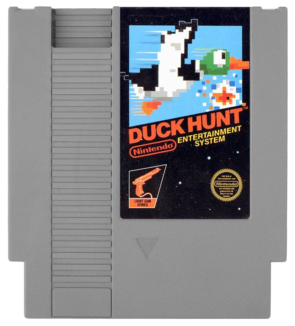 Original Duck Hunt NES Game Cartridge for Nintendo Entertainment System - Classic Retro Gaming, Fun for All Ages - Perfect for Nostalgic Play & Collector's Display