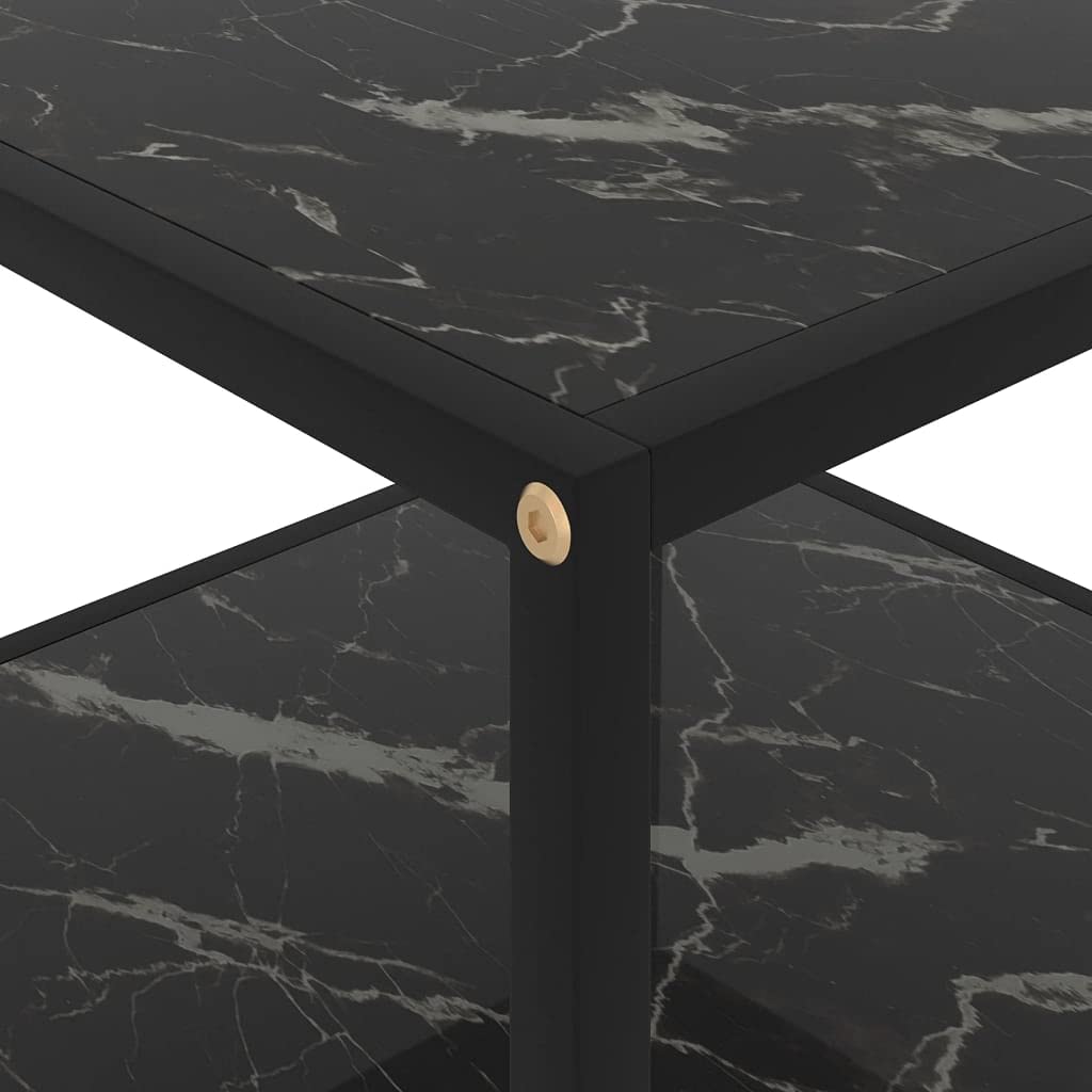 Modern Black Coffee Table 23.6