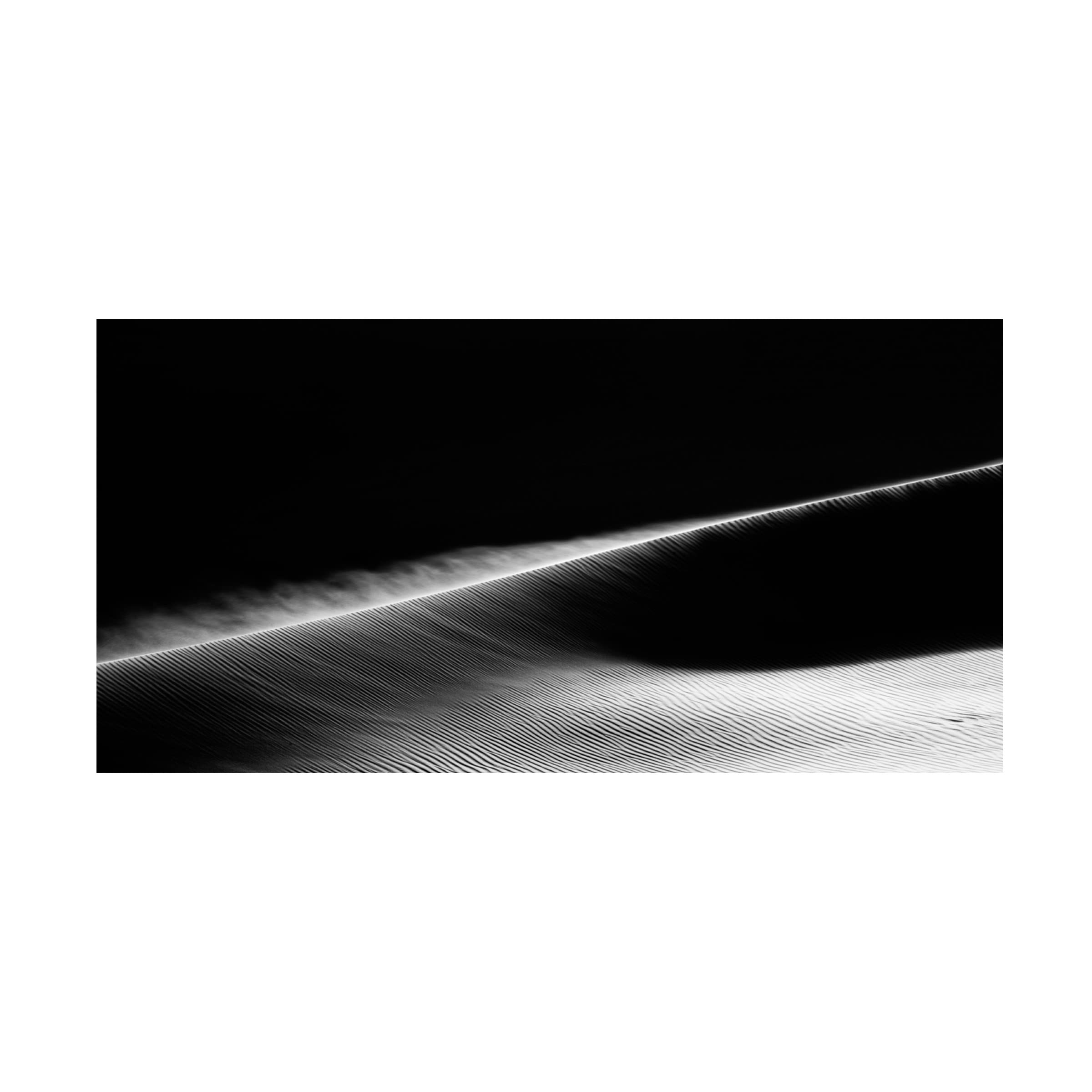 Trademark Fine Art 'Desert Lines' Canvas Wall Art Print by Ahmed Waddah - Modern Abstract Landscape Painting for Living Room, Bedroom & Office Decor