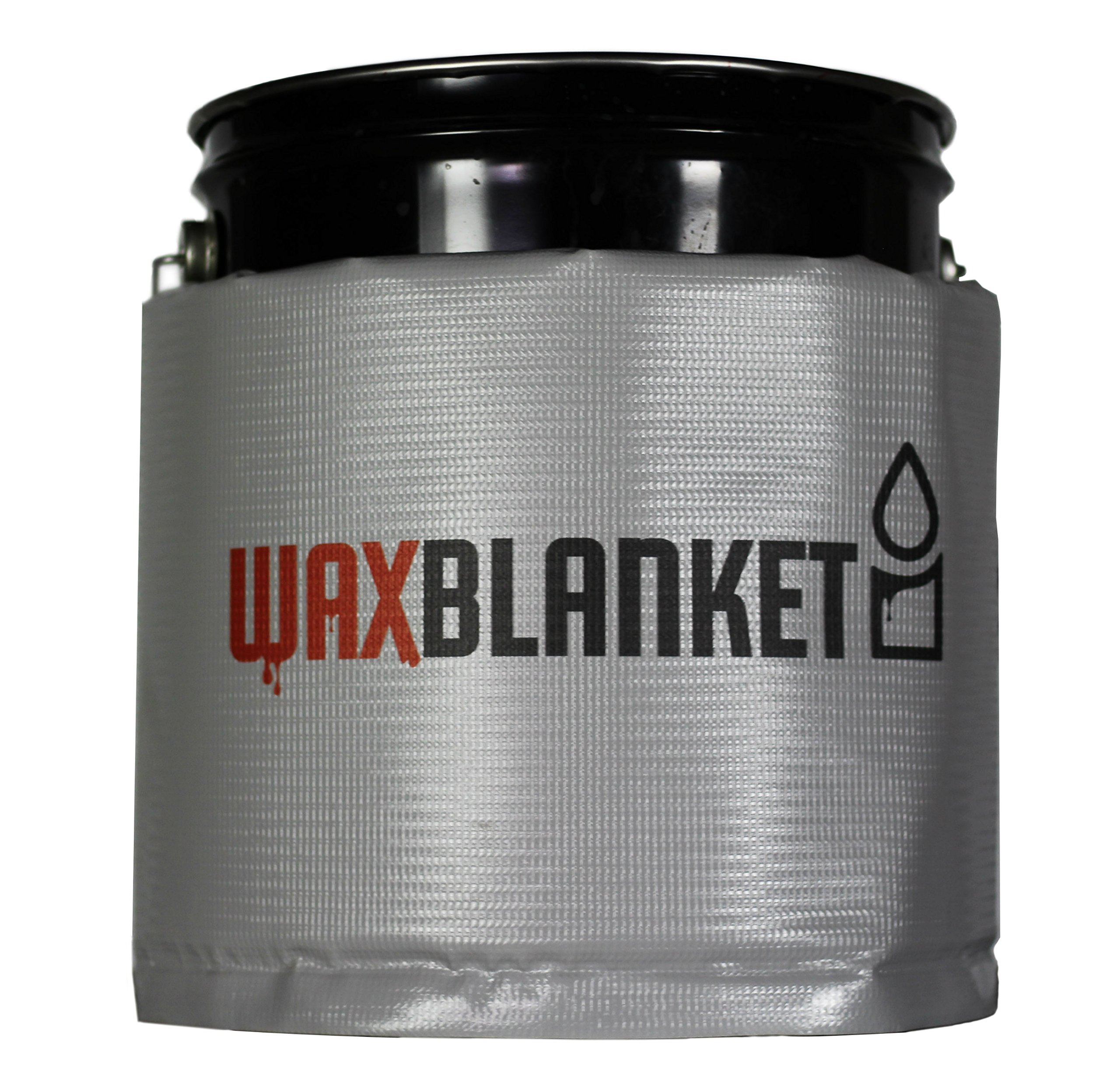 Powerblanket WX05 5 Gallon Bucket Wax and Glycerin Heating Blanket - 200°F, 120V, 175W - Perfect for Candle Making & Soap Makers - 0.75
