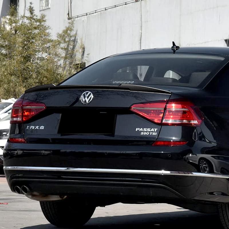 2012-2019 Volkswagen Passat Rear Trunk Lid Spoiler Wing - 100% Real Carbon Fiber PSM-Style Lip Spoiler | Enhances Aerodynamics & Sporty Look | Perfect for Car Enthusiasts & Performance Upgrades