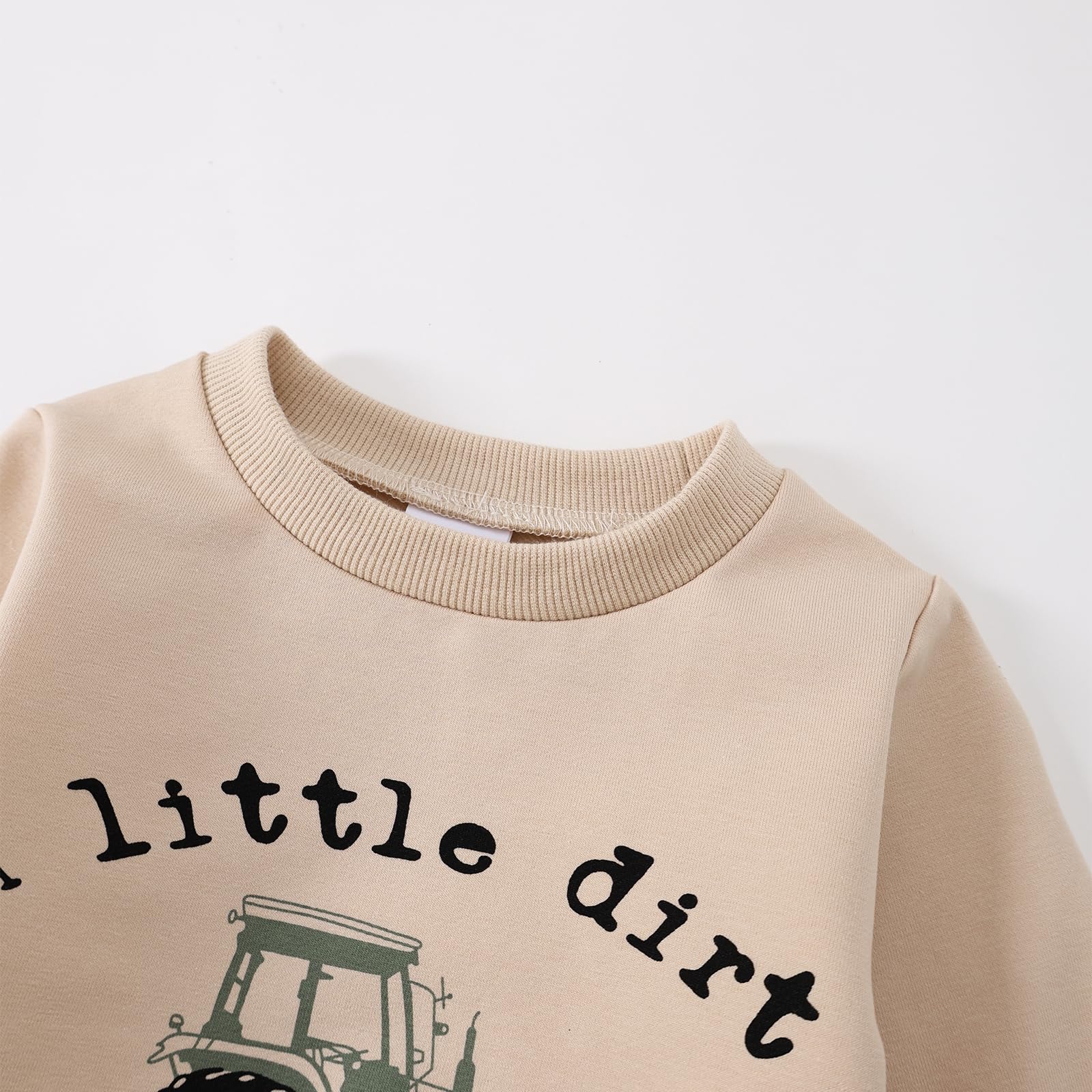 Yvowming Baby Boy Clothes - Cute Truck Print Long Sleeve Pullover & Pants Set | Warm Winter Outfit for Toddlers 12-24 Months | Perfect for Fall Playdates & Holiday Photos