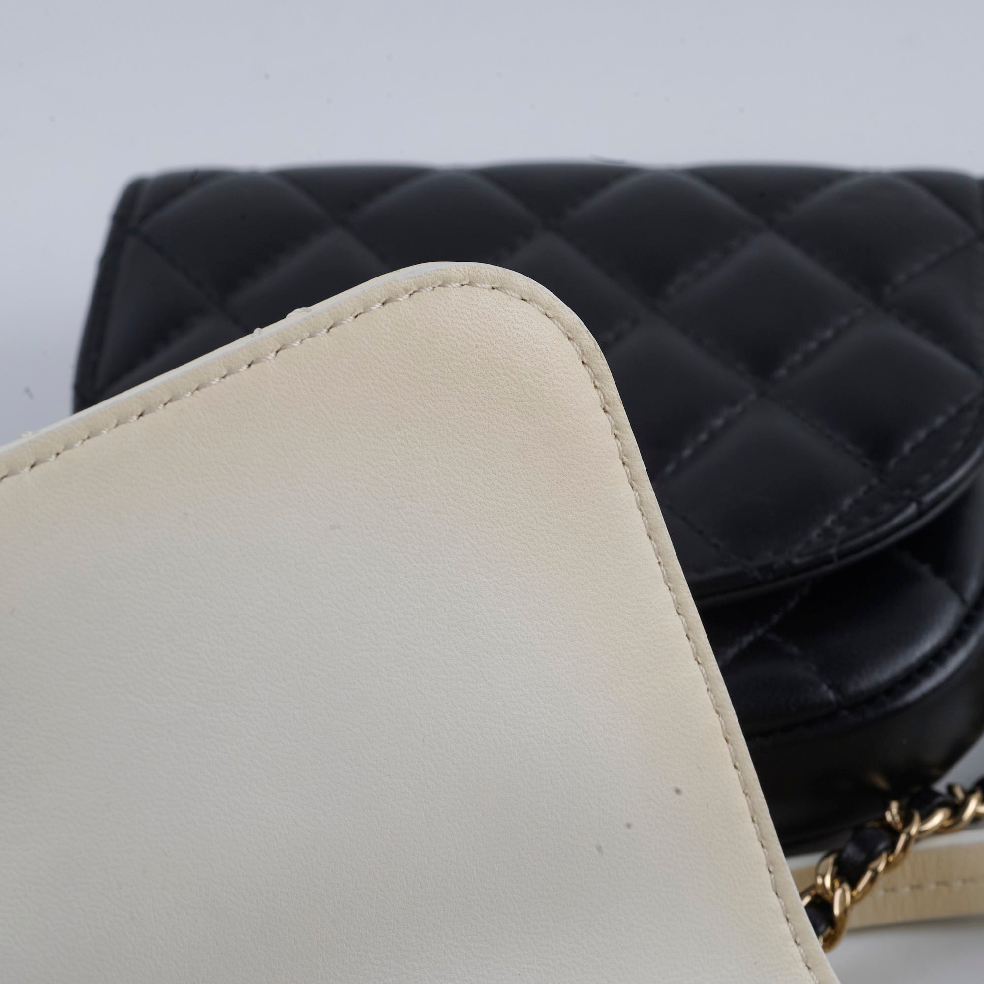 Chanel Side Twin Packs Bag White/Black (27 Series) - Luxury Designer Crossbody Purse for Women, Perfect for Parties, Dating & Everyday Use