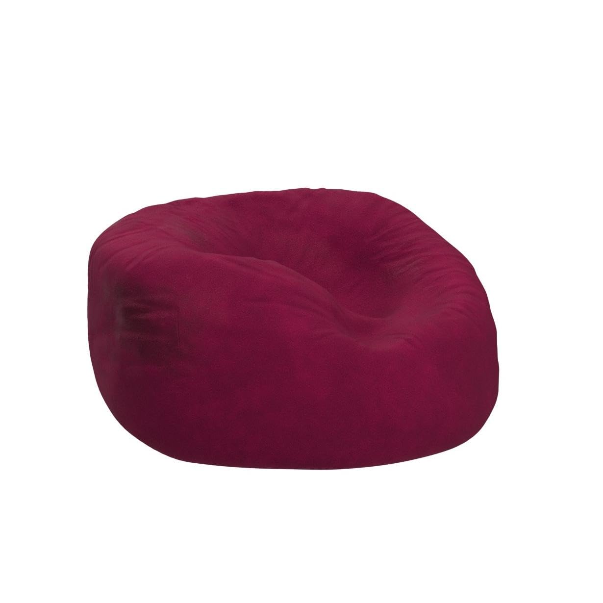 Chill Sack Bean Bag Chair: Giant 5-Foot Memory Foam Sofa Replacement with Ultra-Soft Microfiber Cover in Magenta - Perfect for Living Rooms, Game Rooms & Dorm Lounging