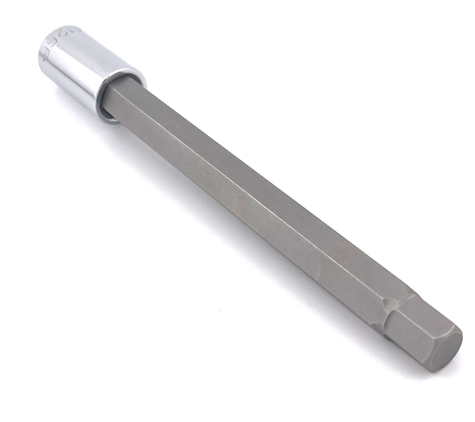 1/2 Inch Drive Long Hex Chrome Bit Socket - Heavy Duty Impact Socket for Automotive, Machinery & DIY Repairs - Perfect for Tight Spaces & High Torque Applications